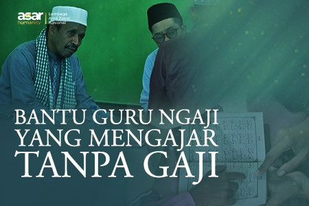 Sejahterakan Guru Mengaji tanpa Penghasilan