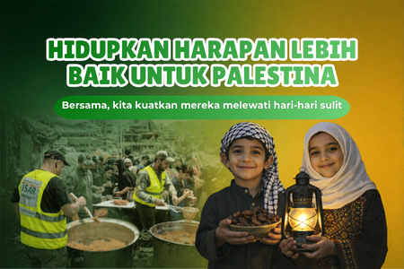 Antarkan Paket Pangan untuk Palestina