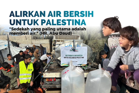Kirim Air Bersih Untuk Palestina