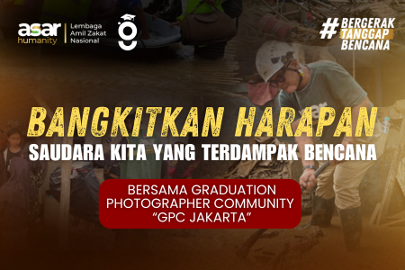 Bergerak Tanggap Bencana bersama Graduation Photographer Community "GPC Jakarta"