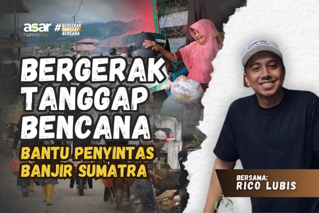 Bergerak Tanggap Bencana Bantu Penyintas Banjir Sumatra Bersama Rico Lubis