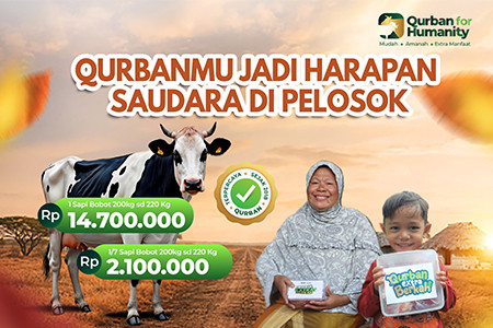 Berkah Qurbanmu Bahagiakan Banyak Saudara