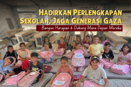 Hadirkan Perlengkapan Sekolah untuk Anak Gaza