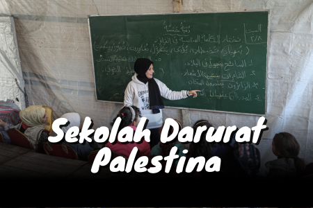 Bangun Sekolah Darurat Untuk Palestina